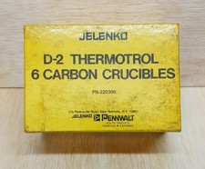 Crogiolo in carbonio JELENKO D-2 Thermotrol scatola da 6