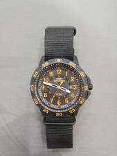 Orologio Timex Uomo Solo Tempo Cinturino In Corda Nero Linea Sportiva 