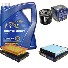 Kit Cambio Olio 5L MANNOL Defender 10W-40 Olio Motore + Filtro SCT KIT 10130271