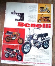Pubblicità Stampa BENELLI
