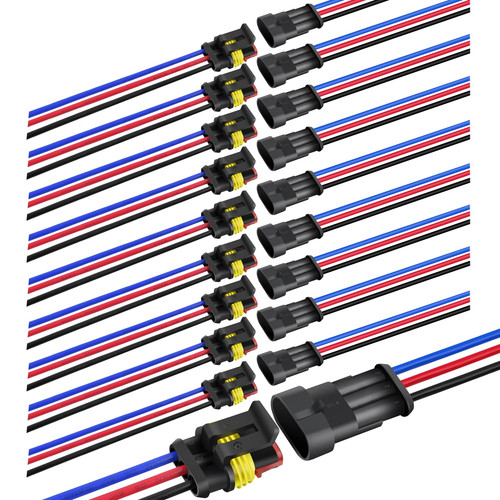 Connettore filo elettrico - elettrico, 3pin