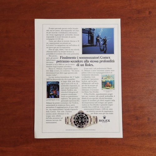 1987 rolex sea - sea, dweller