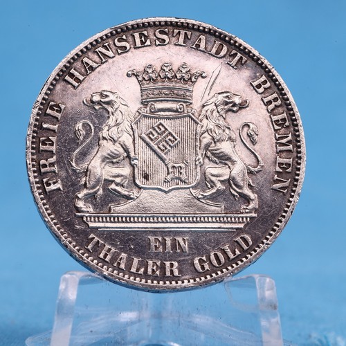 Brema tallero oro - tallero, 1865