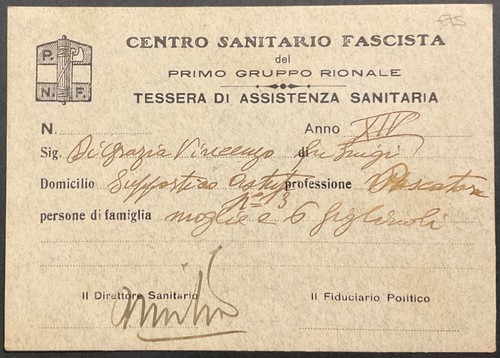 Primo gruppo rionale - primo,