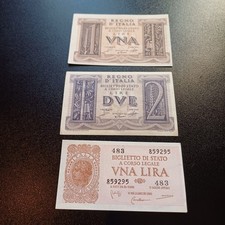 Vecchie banconote italiane - banconote, in