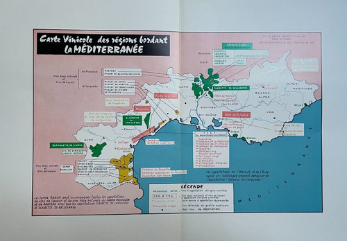 Mappa del vino lingua - mappa,