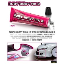 106281 Hudy Body Fix 2 Pasta per Riparare Carrozzerie Lexan (28gr)