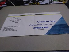 Costa crociere biglietto 07-09- 91 nave Costa Marina " le perle del Mediterraneo