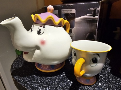 Potts and chip teapot - ms,