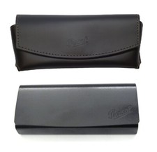 Astuccio custodia per occhiali da sole vista Persol morbida e rigida fodero nero