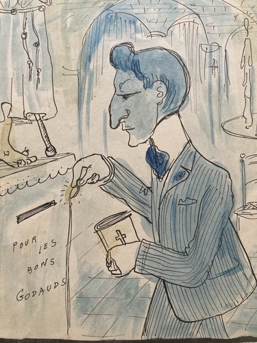 Pittura inchiostro arte 1930 - pittura,
