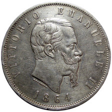Italie lire 1864 - 5,