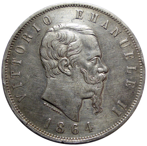 Italie lire 1864 naples - lire,