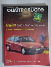 62813 QUATTRORUOTE 1991 n. 434 - FIAT Uno / Ferrari Testarossa / Panda 4x4 / Y10