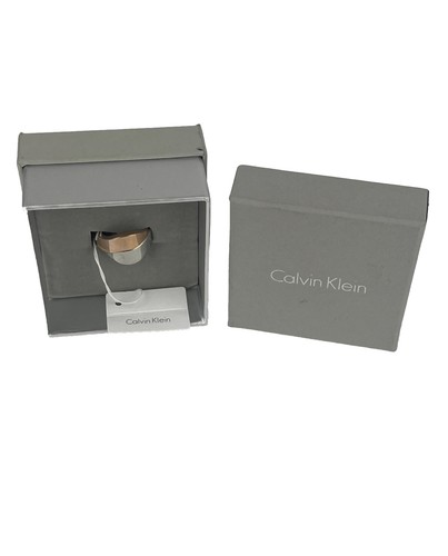 Anello bicolore calvin klein - bicolore,