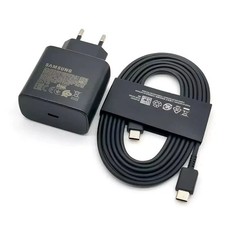 Caricabatterie SAMSUNG 45w. Adattatore ricarica super veloce. Cavo1,8M Tipo C IT