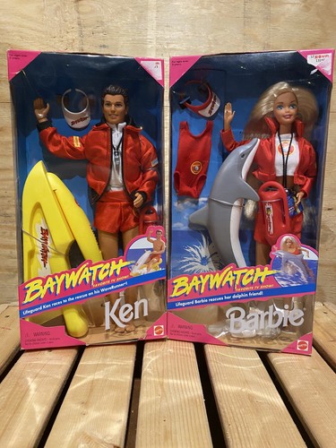 Barbie ken baywatch bambole - &,