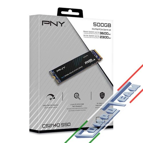 Ssd pny cs2140 - 500gb, nvme