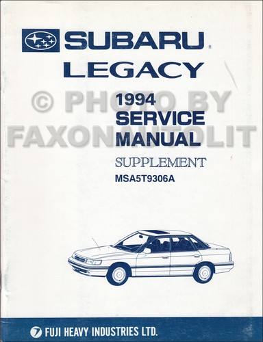 1994 subaru legacy manuale - subaru,