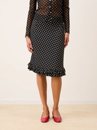 Gonna midi dritta stile rouje - stile,