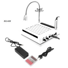 KIT 4 in 1 Aspiratore Fresa Lampada Manicure Pedicure NAIL ART Unghie ESTETISTA