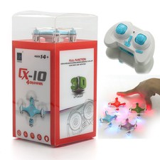 Cheerson CX-10 Mini 2.4G 4CH 6 assi LED RC quadricottero RTF micro drone aereo