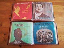 La Canzone Italiana Fratelli Fabbri Editore 2 box con 35 dischi 45 giri