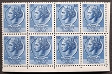 Repubblica 1953 54 mnh - repubblica,