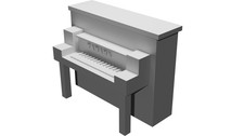 Modello pianoforte verticale - modello,