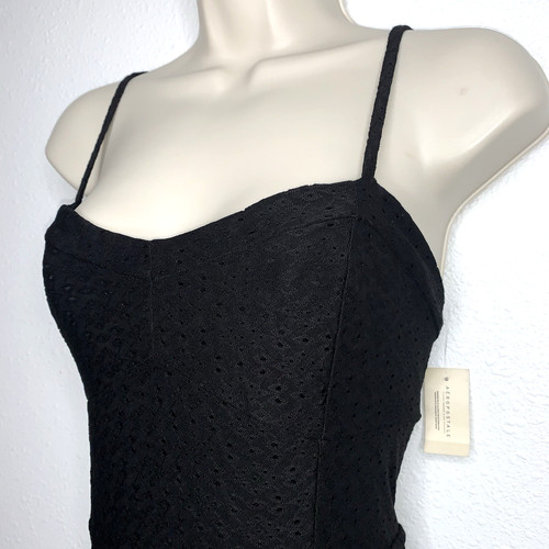 Y2k aeropostale black eyelet - y2k,