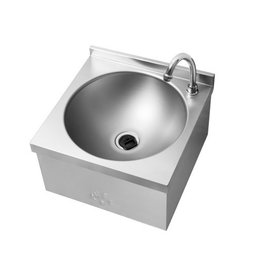 Lavamani acciaio inox comando