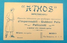CARTOLINA ATHOS IMPERMEABILI -