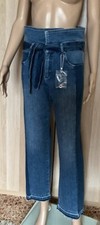 Jeans a vita alta MAX&Co. Donna, colore blu, taglia 29, cotone elastico