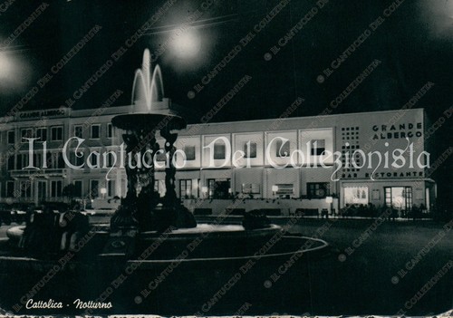 1953 cattolica notturno grande - cattolica,
