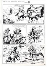 Tex - I fratelli Donegan - p.20 - Miguel Repetto - Tavola Originale  - 2004