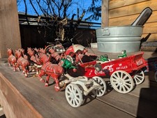 Carrozza vintage in ghisa Coca