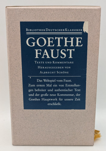 Goethe faust texte kommentare - faust,
