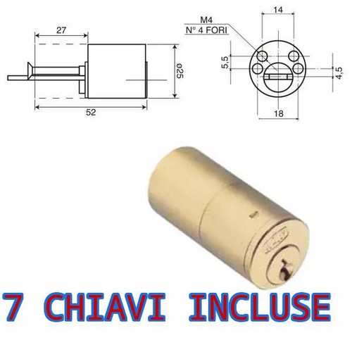 Wally cilindro tondo chiavi - wally,