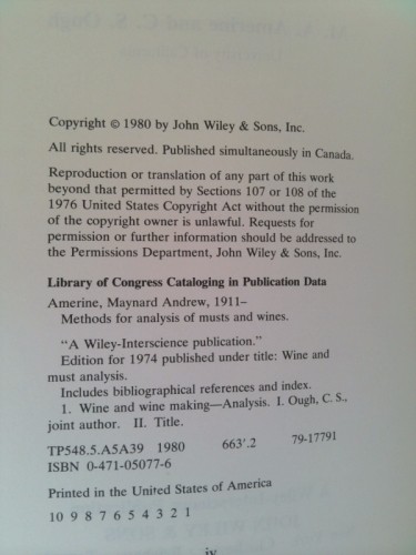 Methods for analysis musts - methods,
