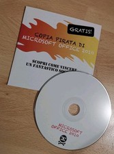 Gadget Microsoft Office 2010 CD Copia Pirata - Campagna Anti Pirateria