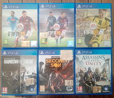 Giochi PS4-Fifa Assassin's Creed Tom Clancy iNFAMOUS