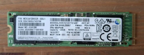 Samsung ssd pcie - pcie, nvme