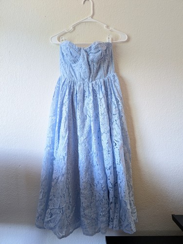 Abito midi altar state blu - abito,