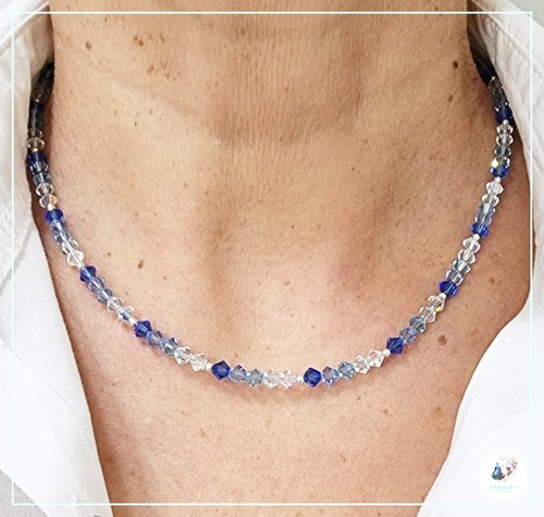 Collana donna cristalli