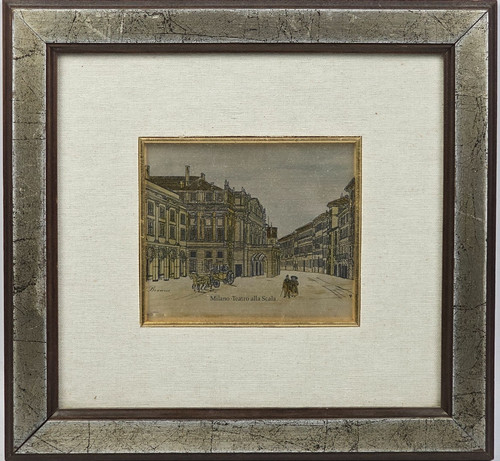 Quadro incisione opera con - incisione,