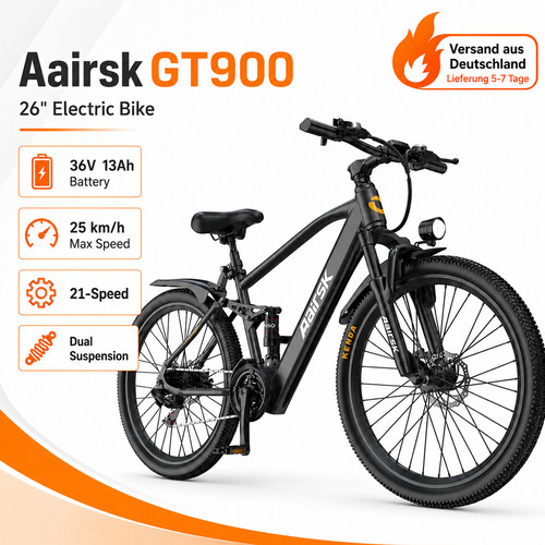 Bici elettrica aairsk gt900 - gt900, 26