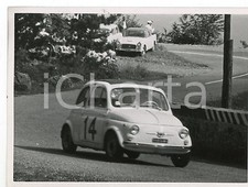 1961 RALLY Corsa in salita BOBBIO PENICE Fiat 500 JOLLY CLUB Foto A.G. PIACENZA
