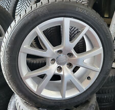 CERCHI IN LEGA 18 ORIGINALI AUDI A6 + GOMME NEXEN 225 50 18 M+S 4 STAGIONI NEVE