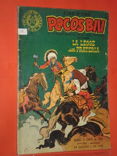 Pecos bill formato albo - pecos, d'oro