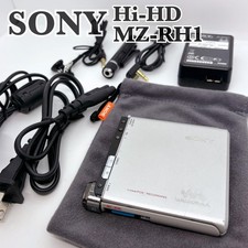 Sony MZ-RH1 MiniDisc Walkman HI-MD Lettore Registratore Argento Testato Vintage